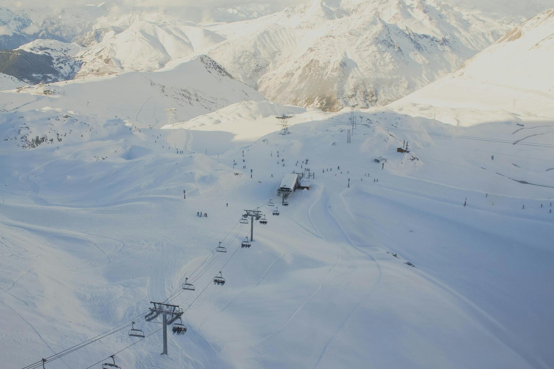 les deux alps ski resort