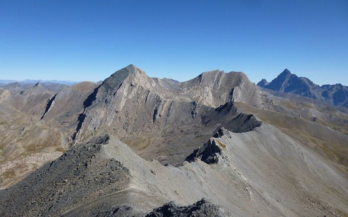 Bric de Rubren ou Mongioia (3340m) et Mont de Salsa (3328m)