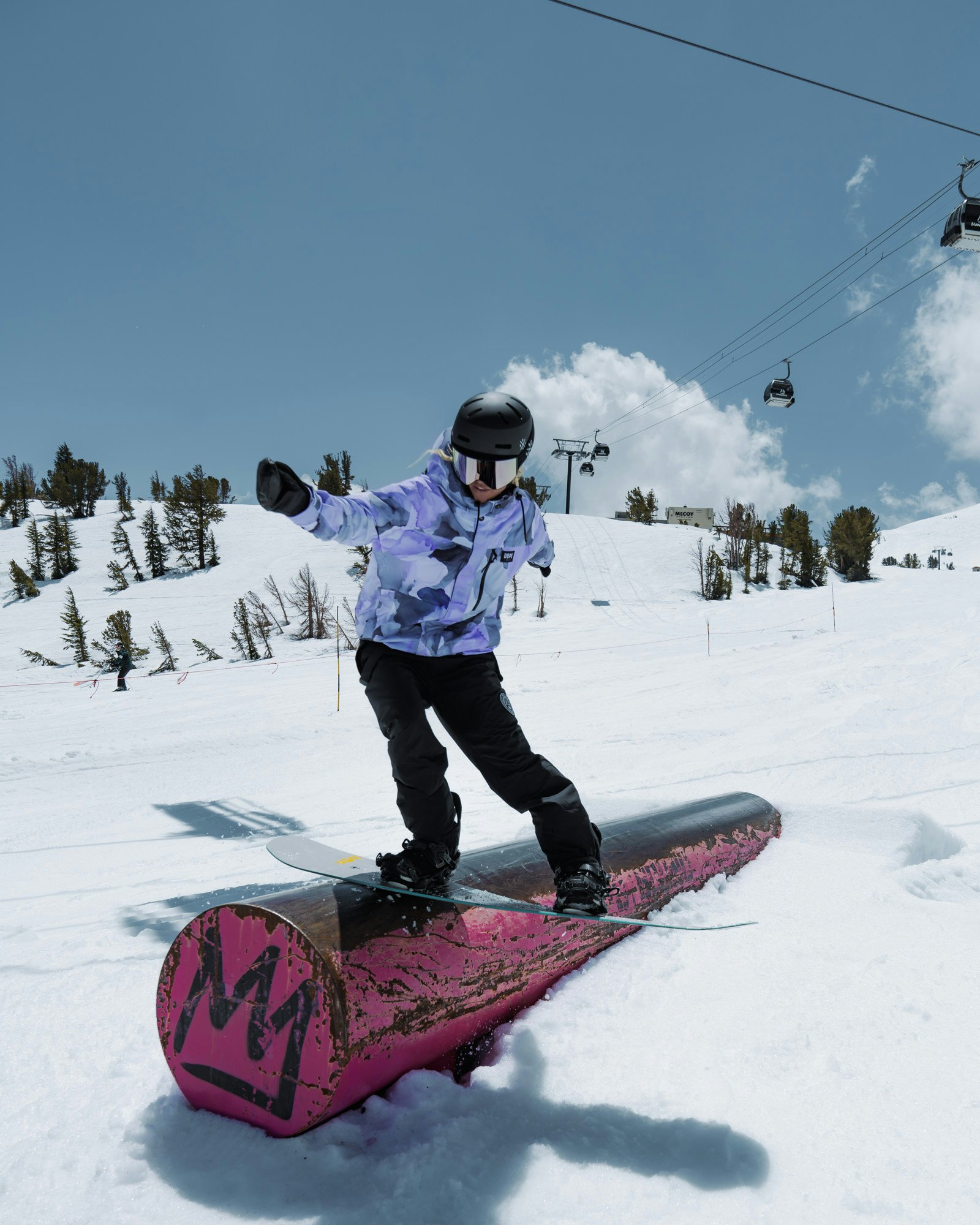 jibbing con lo snowboard