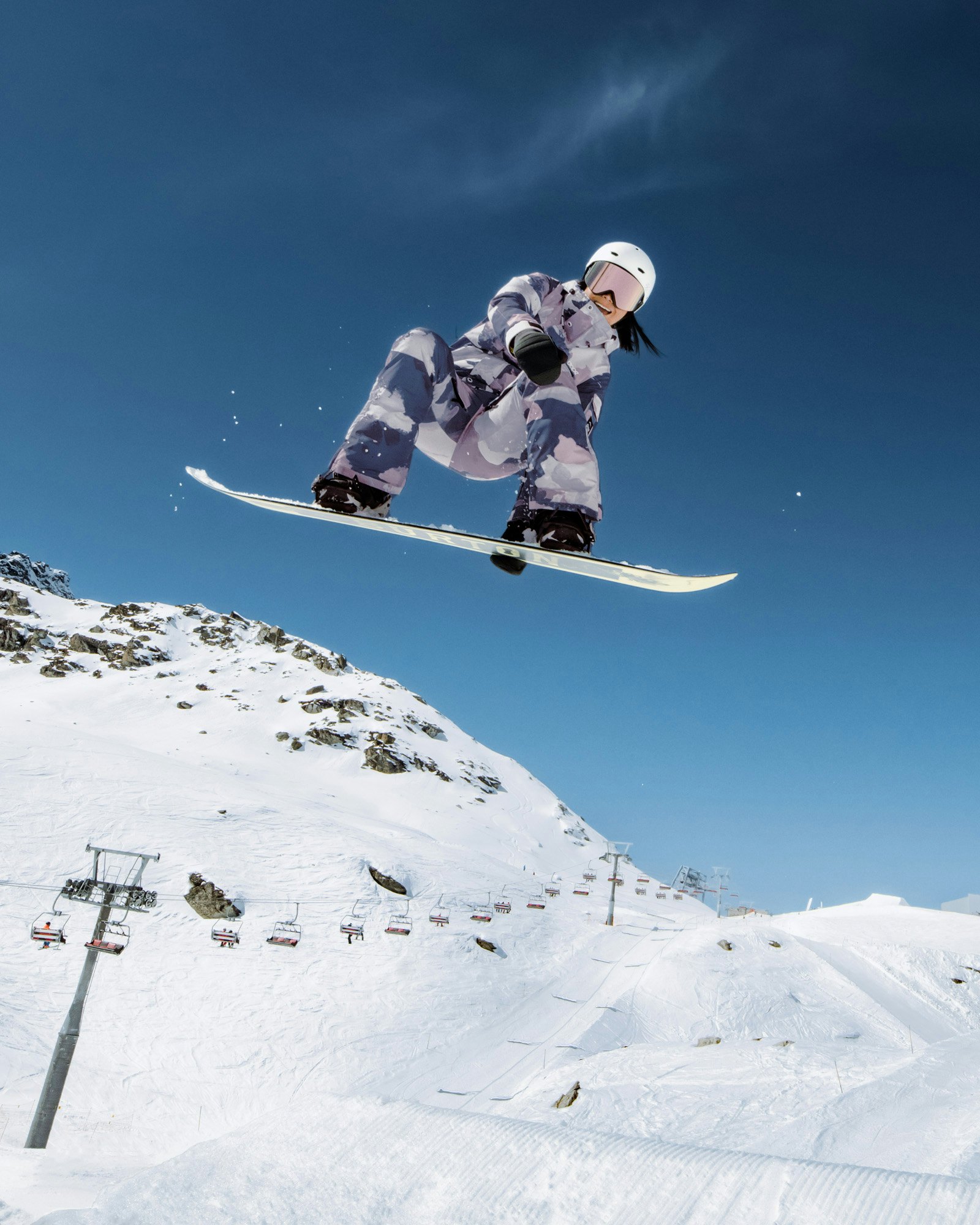 Who was the very first female professional snowboarder?